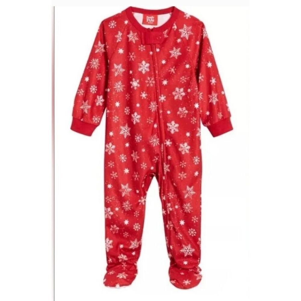 COPY - Family PJs candy red holiday size 12 month